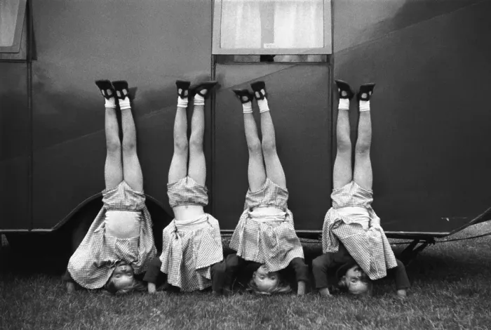 Framed Print : Quads Head Stand Framed Print : Quads Head Stand