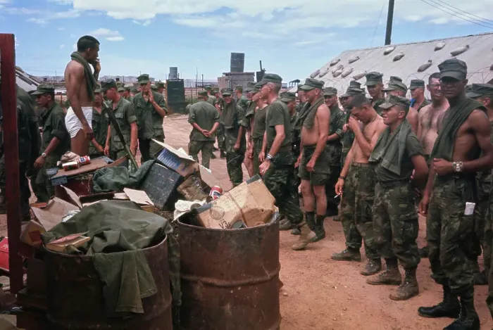 Framed Print : Quang Tri Combat Base, Vietnam War
