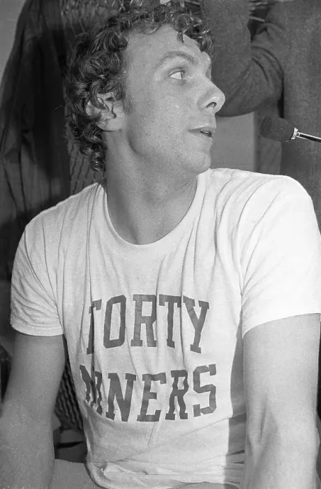 Framed Print : Quarterback Joe Montana in Locker Room Framed Print : Quarterback Joe Montana in Locker Room