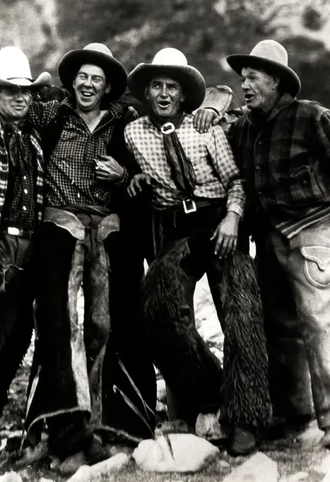 Framed Print : Quartet of Singing Cowboys Framed Print : Quartet of Singing Cowboys