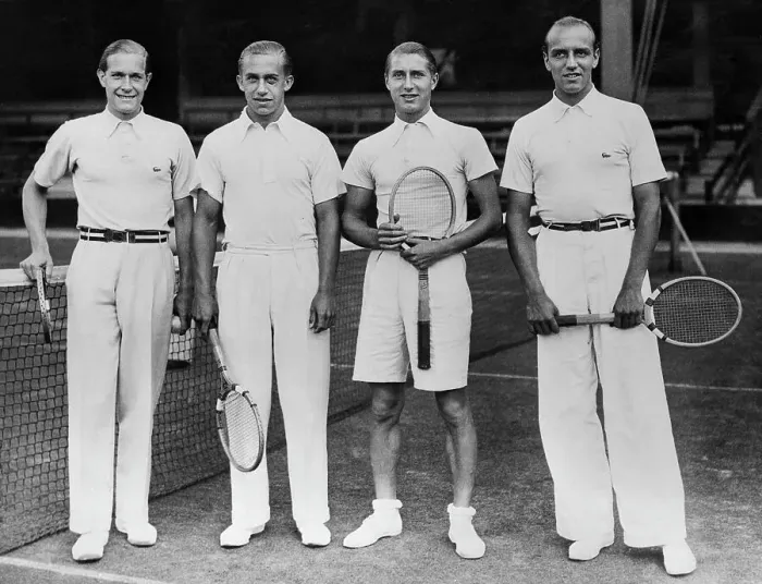 Framed Print : Quartet of Tennis Players
