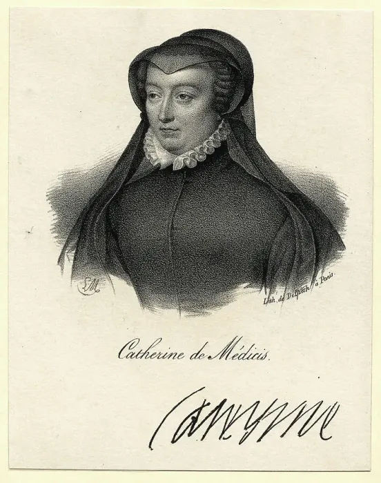 Framed Print : Queen Catherine De Medici / Illustration Framed Print : Queen Catherine De Medici / Illustration