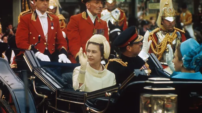 Framed Print : Queen Elizabeth II, Prince Philip, Princess Anne Framed Print : Queen Elizabeth II, Prince Philip, Princess Anne