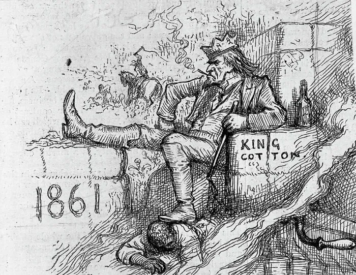 Framed Print : Detail of The Queen of Industry, or the New South by Thomas Nast Framed Print : Detail of The Queen of Industry, or the New South by Thomas Nast