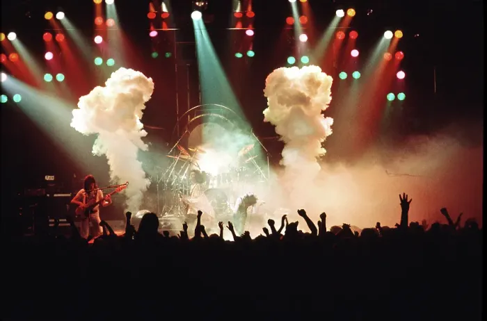 Framed Print : Queen Performing in LA Framed Print : Queen Performing in LA
