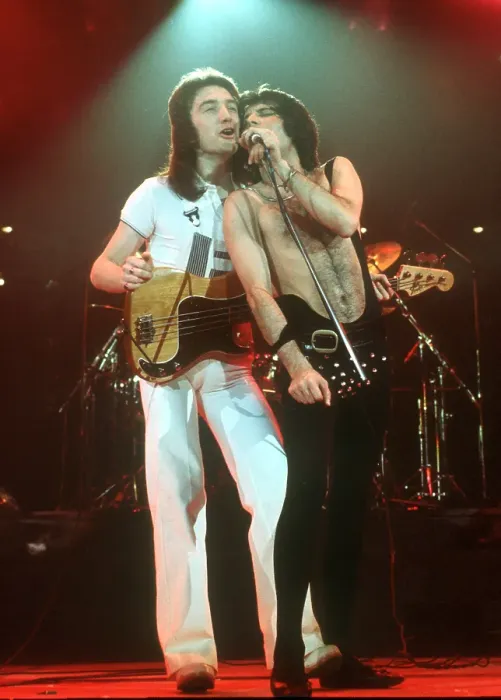 Framed Print : Queen Performing in LA Framed Print : Queen Performing in LA