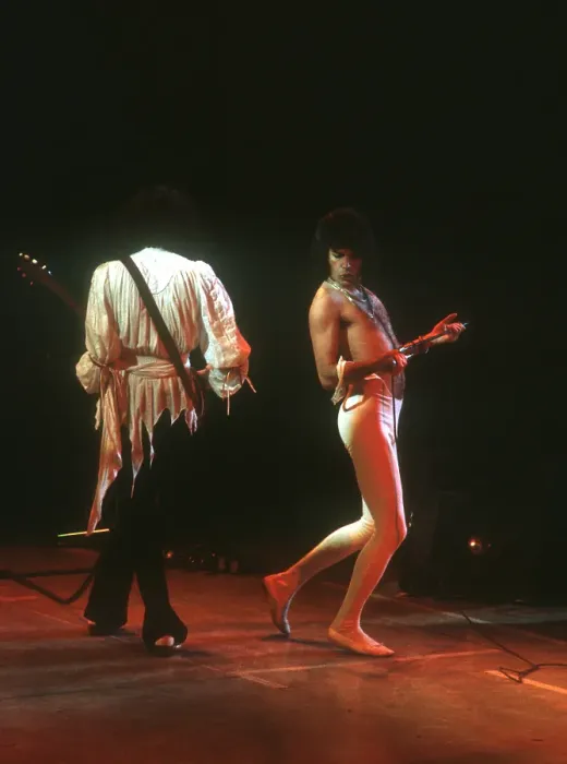 Framed Print : Queen Performing in LA Framed Print : Queen Performing in LA
