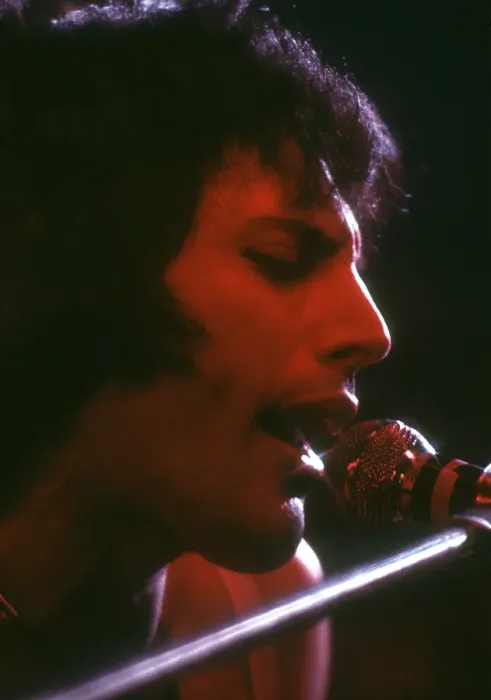 Framed Print : Queen Performing in LA Framed Print : Queen Performing in LA