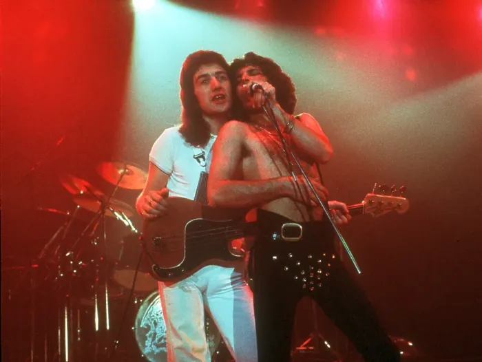Framed Print : Queen Performing in LA Framed Print : Queen Performing in LA