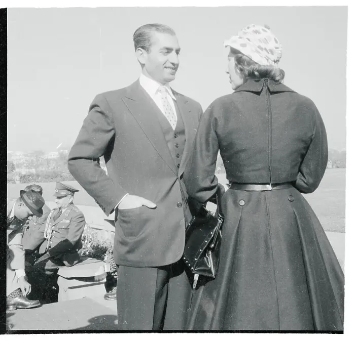 Framed Print : Queen Soraya ans Shah of Iran Framed Print : Queen Soraya ans Shah of Iran