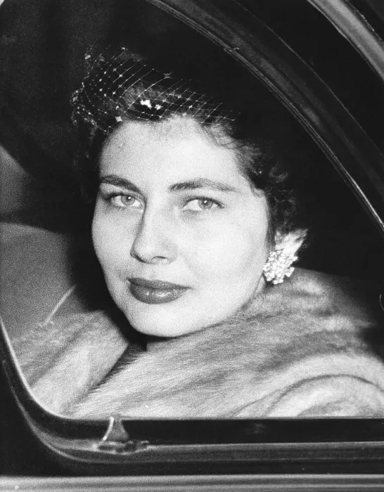 Framed Print : Queen Soraya in a Car Framed Print : Queen Soraya in a Car