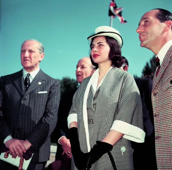 Framed Print : Queen Soraya and Guests at Polo Event Framed Print : Queen Soraya and Guests at Polo Event