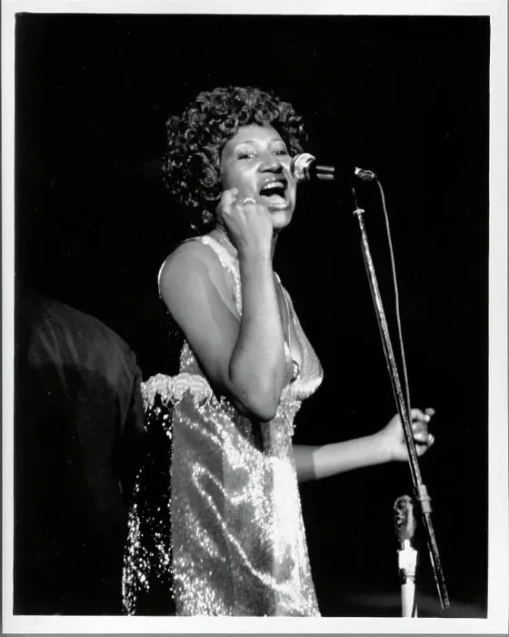 Framed Print : Queen Of Soul Performing
