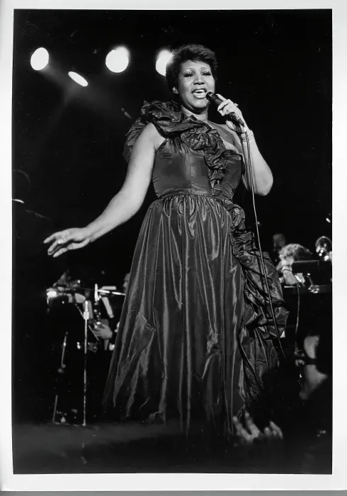 Framed Print : Queen Of Soul Performing Framed Print : Queen Of Soul Performing