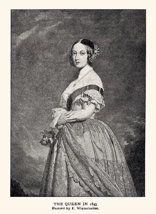 Framed Print : QUEEN VICTORIA IN 1845 Framed Print : QUEEN VICTORIA IN 1845