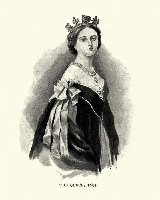 Framed Print : Queen Victoria in 1855 Framed Print : Queen Victoria in 1855