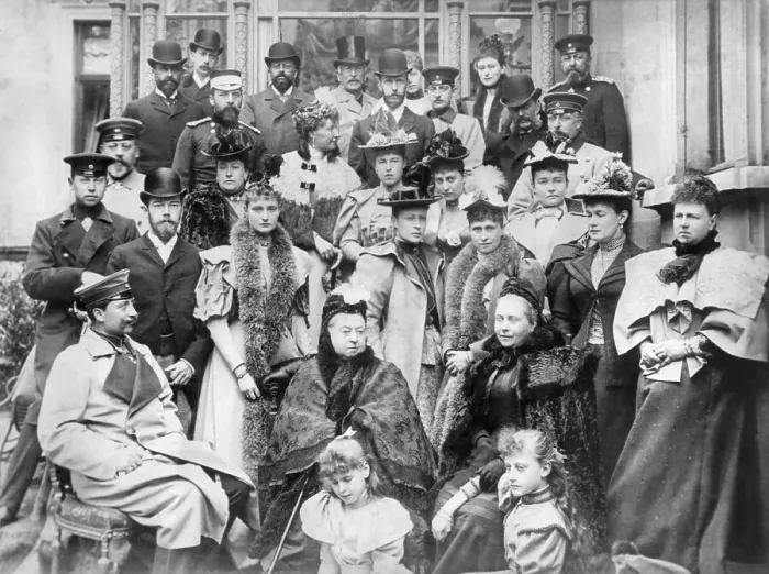 Framed Print : Queen Victoria and Family Framed Print : Queen Victoria and Family