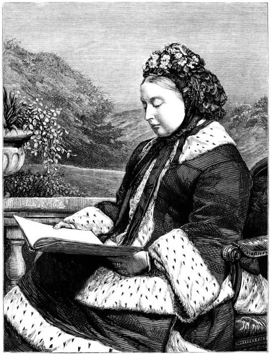 Framed Print : Queen Victoria of Great Britain (1874 illustration) Framed Print : Queen Victoria of Great Britain (1874 illustration)