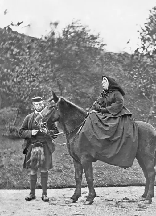 Framed Print : Queen Victoria with John Brown Framed Print : Queen Victoria with John Brown