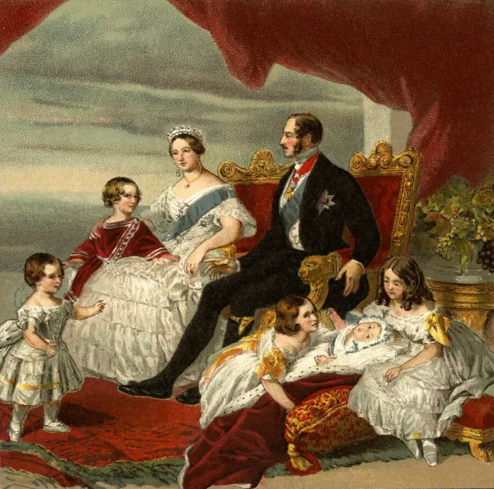 Framed Print : QUEEN VICTORIA, PRINCE ALBERT AND THEIR CHILDREN