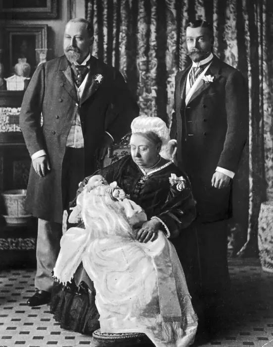 Framed Print : Queen Victoria Prince Of Wales George V Framed Print : Queen Victoria Prince Of Wales George V