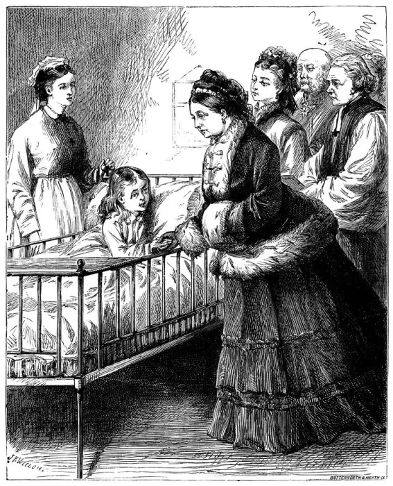Framed Print : Queen Victoria visiting the London Hospital Framed Print : Queen Victoria visiting the London Hospital