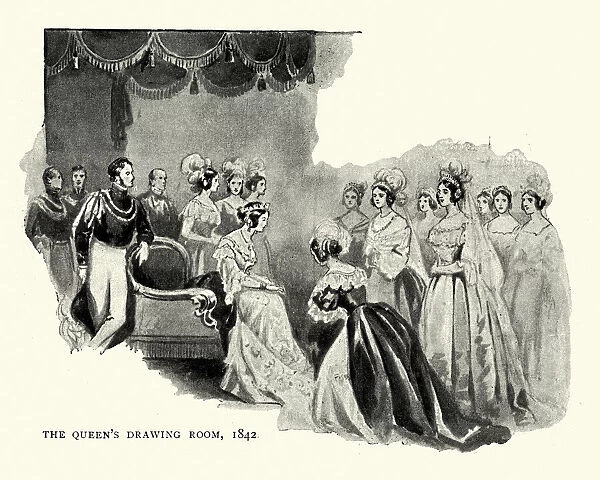 Queen Victorias drawing room, 1842
