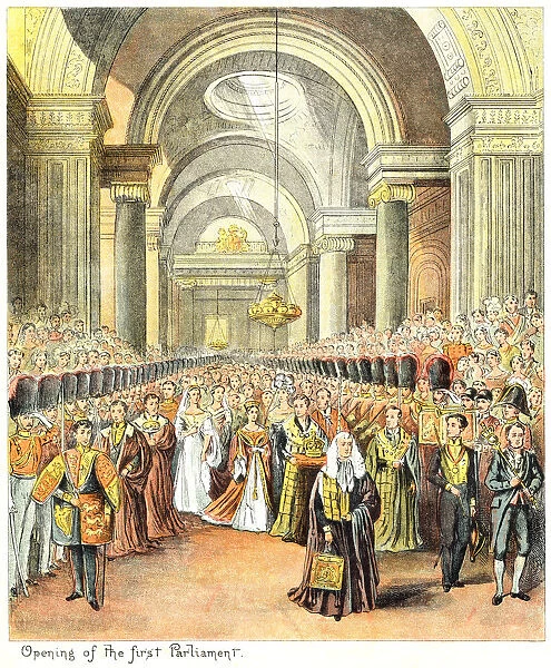 Queen Victorias first State Opening of Parliament