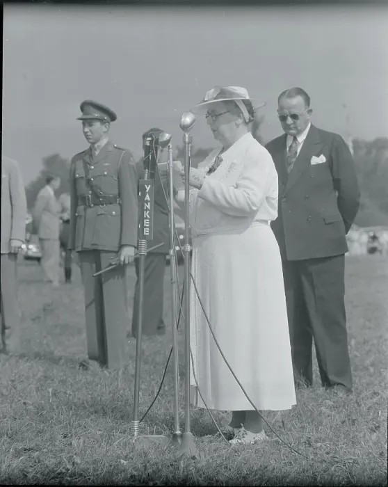 Framed Print : Queen Wilhelmina Addressing Air Force Framed Print : Queen Wilhelmina Addressing Air Force