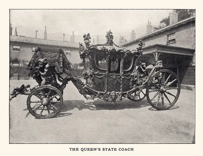 Framed Print : THE QUEEN'S STATE COACH Framed Print : THE QUEEN'S STATE COACH