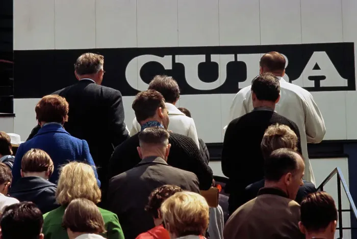 Framed Print : Queue At Cuban Pavilion, Expo 67 Framed Print : Queue At Cuban Pavilion, Expo 67
