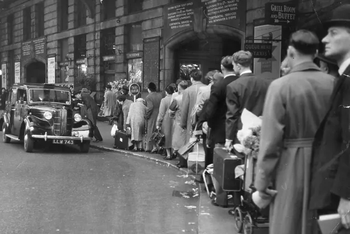 Framed Print : Queue For Taxis Framed Print : Queue For Taxis