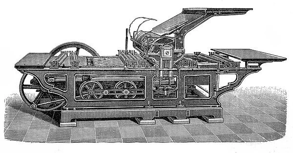 Quick-acting light printing press