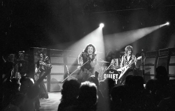 Framed Print : Quiet Riot Performing Framed Print : Quiet Riot Performing