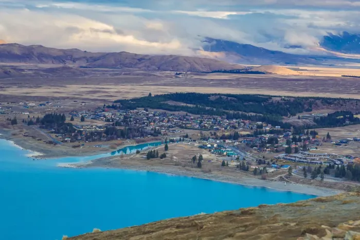 Framed Print : A Quiet Town on the Shores of Lake Tekapo Framed Print : A Quiet Town on the Shores of Lake Tekapo