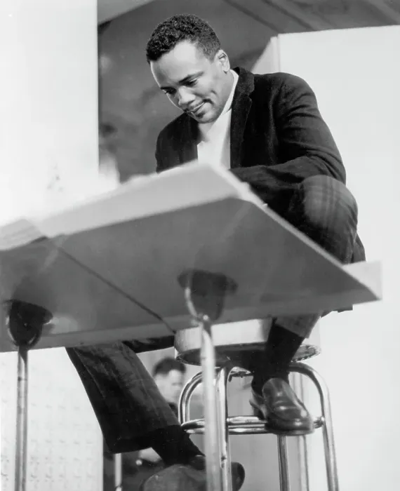 Framed Print : Quincy Jones In The Studio Framed Print : Quincy Jones In The Studio