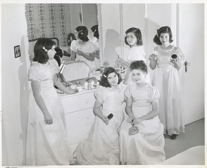 Framed Print : The Quintuplets Playing Dress Up Framed Print : The Quintuplets Playing Dress Up