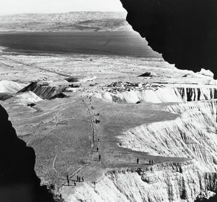 Framed Print : The Qumran Caves