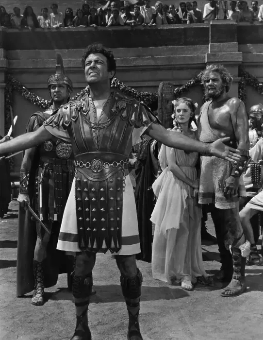 Framed Print : Quo Vadis. Robert Taylor (1911-1969), Deborah Kerr and Buddy Baer Framed Print : Quo Vadis. Robert Taylor (1911-1969), Deborah Kerr and Buddy Baer