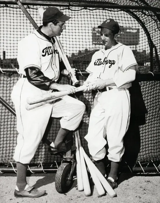 Framed Print : R Kiner & H Greenberg Talking Batting Ca Framed Print : R Kiner & H Greenberg Talking Batting Ca