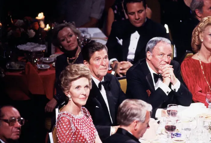 Framed Print : R. And N. Reagan And Sinatra At Waldorf Framed Print : R. And N. Reagan And Sinatra At Waldorf