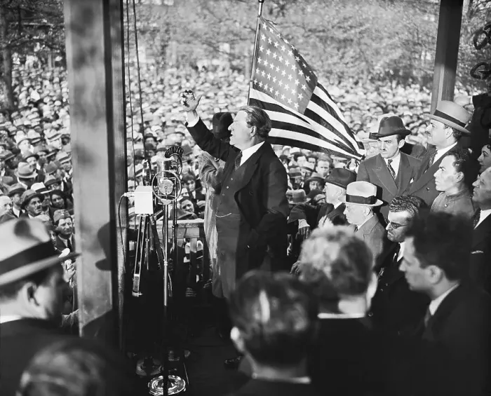 Framed Print : Rabbi Stephen Wise Addressing Protesters Framed Print : Rabbi Stephen Wise Addressing Protesters