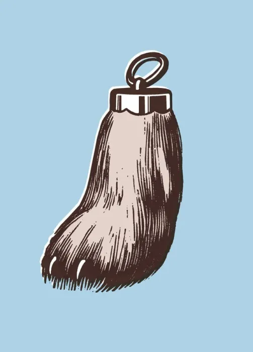 Framed Print : Rabbits foot