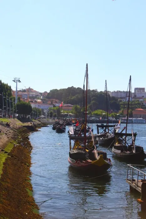 Framed Print : Rabelo boats in Douro river, Porto