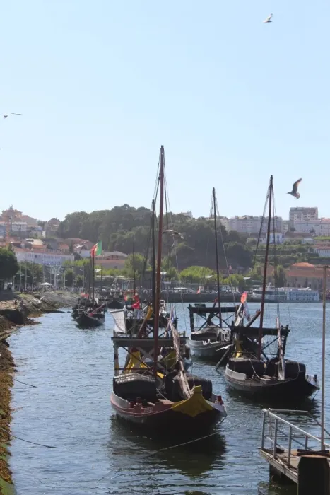 Framed Print : Rabelo boats in Douro river, Porto Framed Print : Rabelo boats in Douro river, Porto