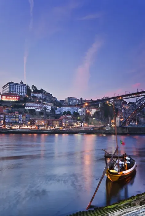 Framed Print : Rabelos at dusk (Porto, Portugal) Framed Print : Rabelos at dusk (Porto, Portugal)