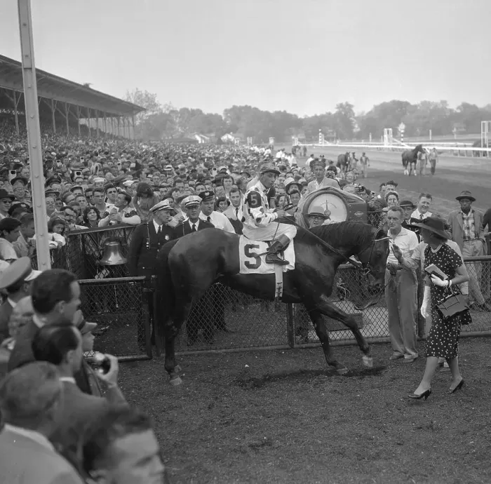 Framed Print : Race Horse with Jockey and Owner Framed Print : Race Horse with Jockey and Owner