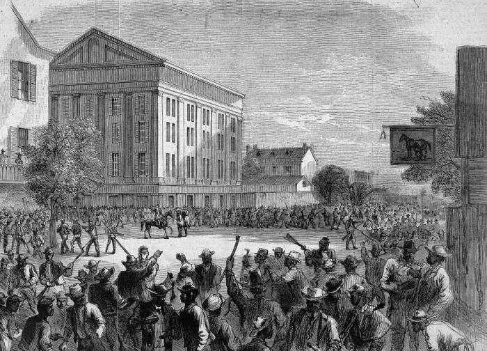 Framed Print : Race Riots In Richmond, Virginia