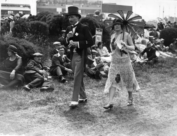 Framed Print : Racegoers At Ascot Framed Print : Racegoers At Ascot