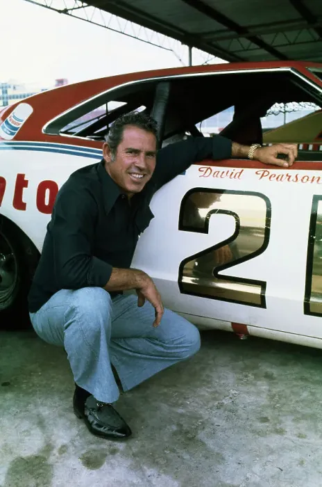 Framed Print : Racer David Pearson Kneeling Framed Print : Racer David Pearson Kneeling
